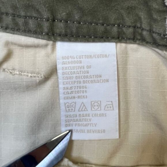 VINTAGE TOMMY HILFIGER Women’s Beige Cargo Mini Skirt Size 6 - Picture 5 of 7